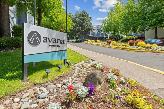 Entry with sign