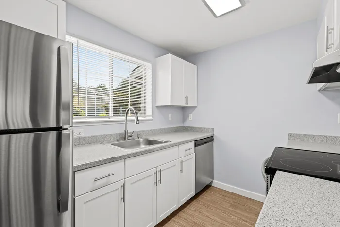 vacant renovated kitchen