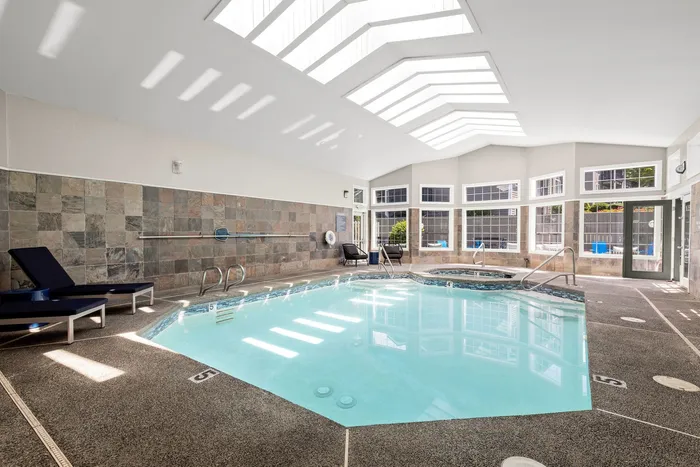 Indoor Pool with chaise