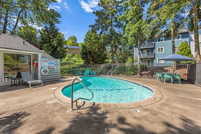 Swimming Pool with new furniture