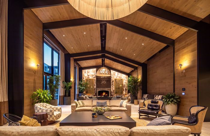 Lounge with seating