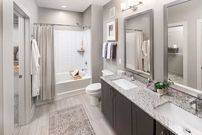 elan sweetwater creek dual sink bathroom