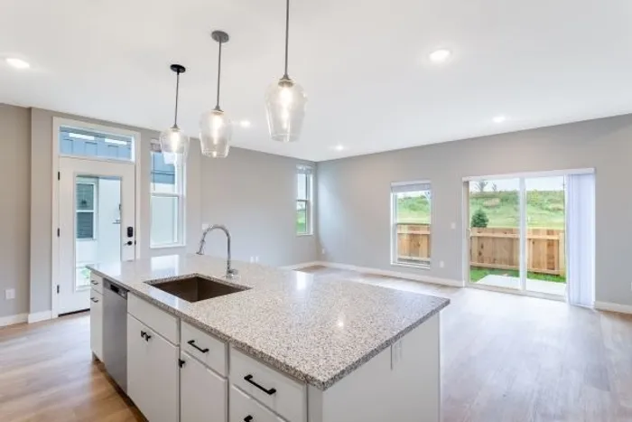 vacant apartments kitchen island
