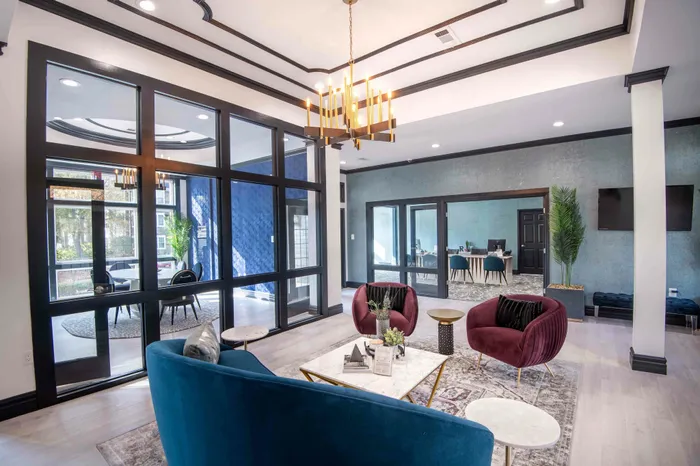 Community clubhouse seating