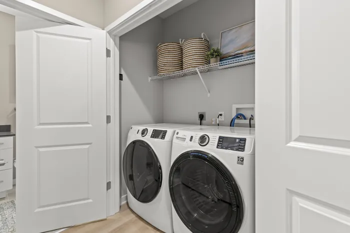 Full size washer and dryer