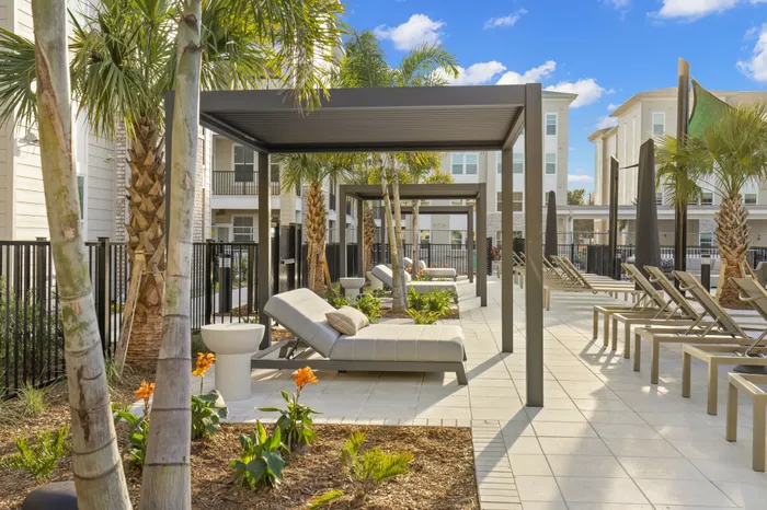 Poolside Cabanas