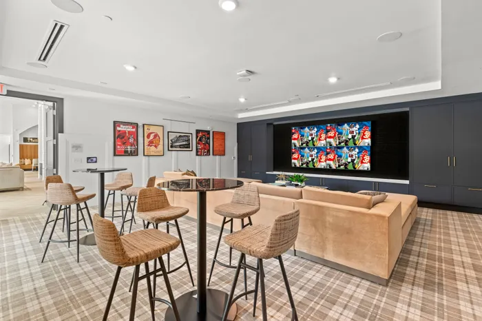 Resident Clubhouse Media Lounge