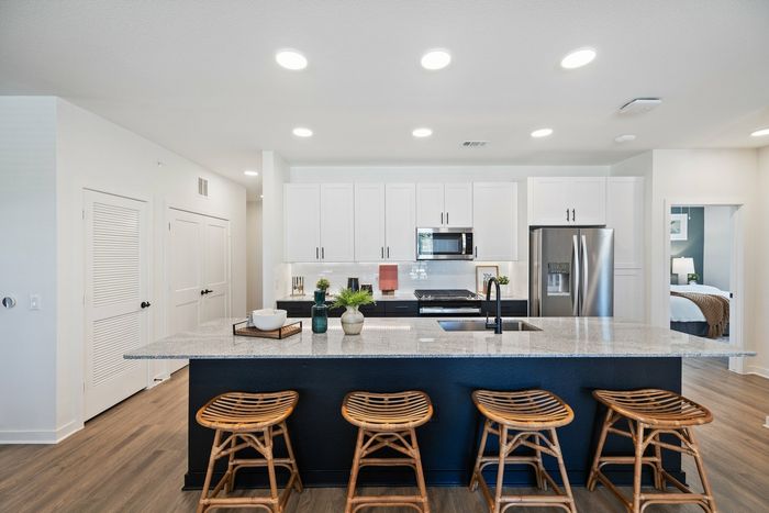Kitchen with Stainless Steel Appliances