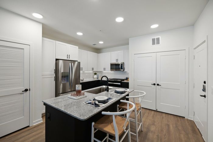 Kitchen with Stainless Steel Appliances