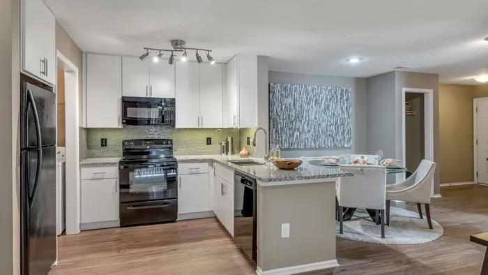 kitchen and dining