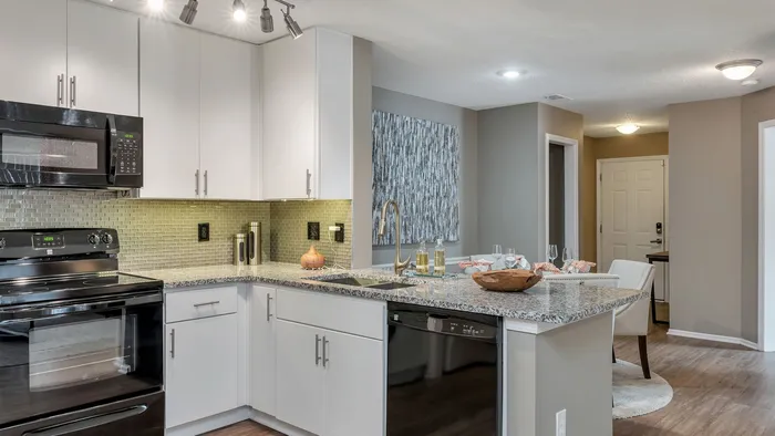 kitchen and dining