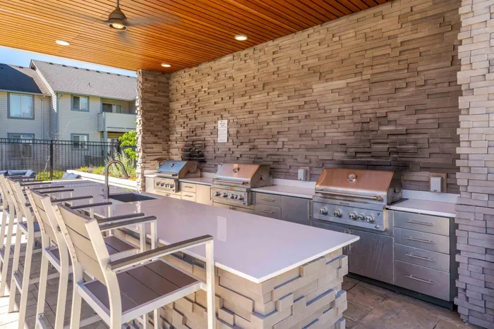 Outdoor Grilling Station