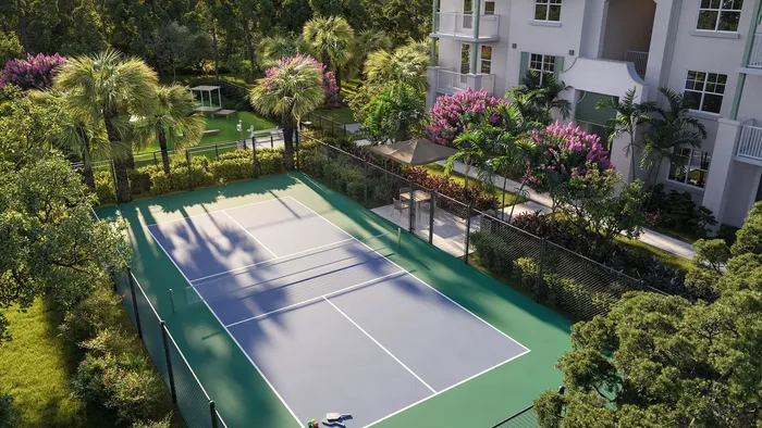 tennis court renderings