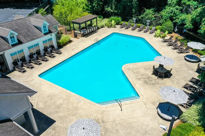 Ariel Pool Shot