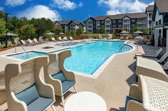 Pool courtyard