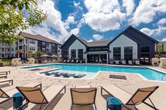 Pool courtyard