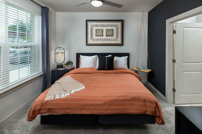 Large windows and spacious bedrooms