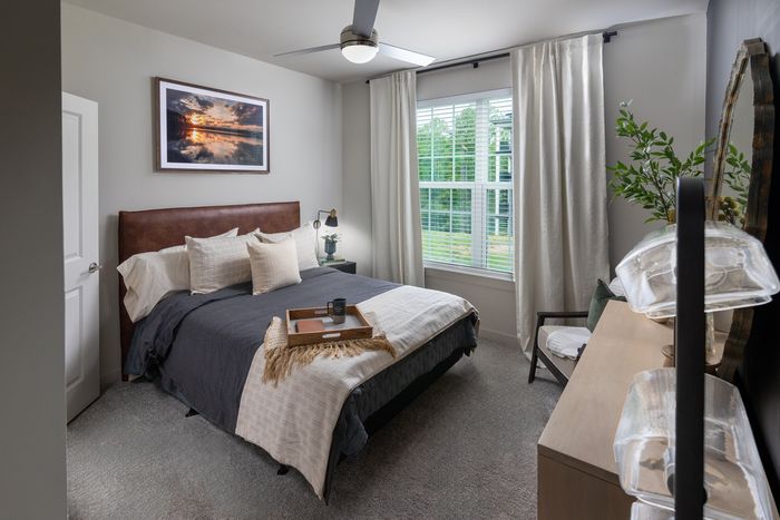Spacious Carpeted Bedrooms