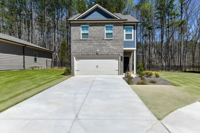 exterior two story home