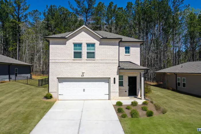 exterior two story home