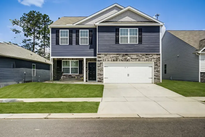 exterior two story house