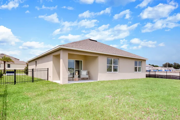exterior shot of one story house