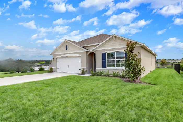 exterior shot of one story house