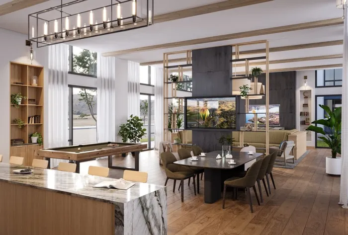 Spacious Resident Clubhouse