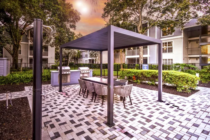 Twilight Courtyard