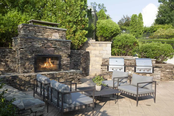 Outdoor Fireplace