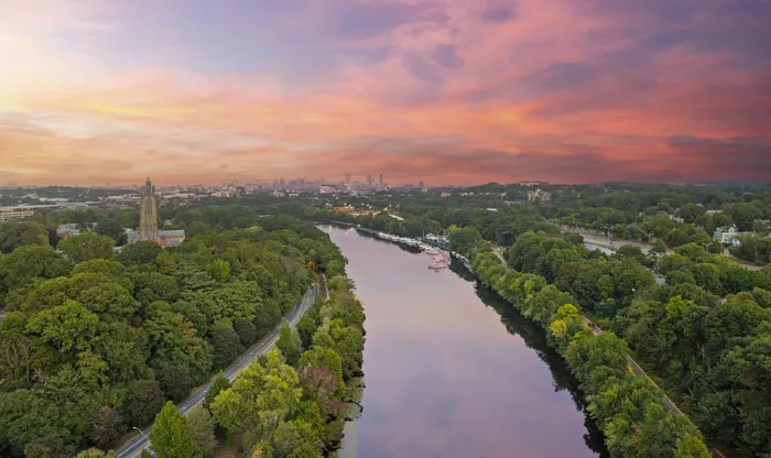 River near Elan Union Market