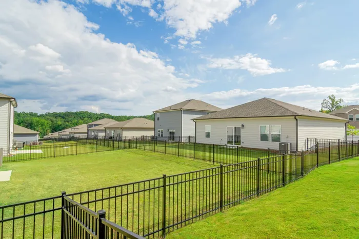 Fenced-in backyards