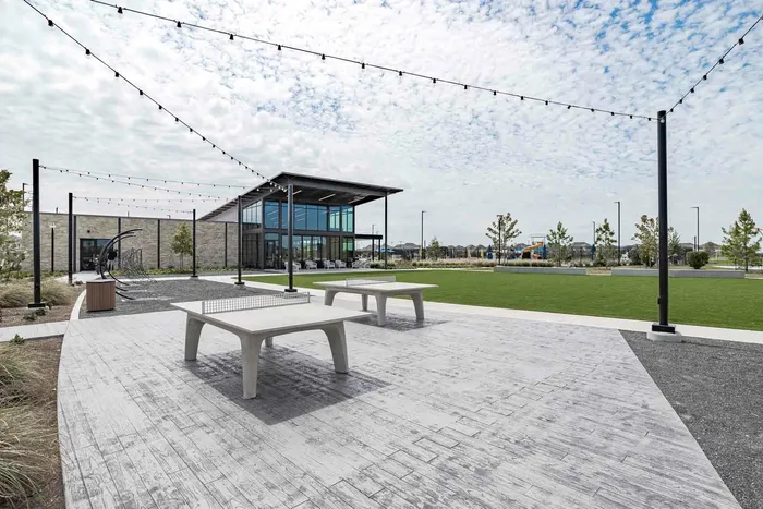 Outdoor gaming area