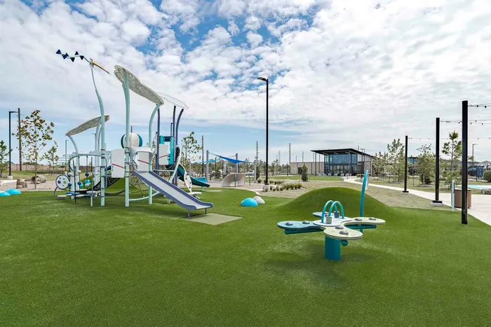 Outdoor playground area