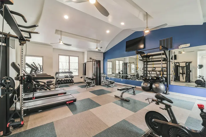 Fitness center weights