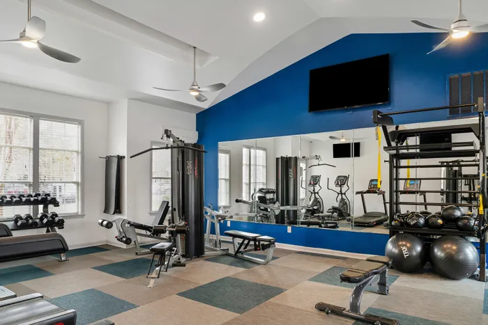 Fitness center weights