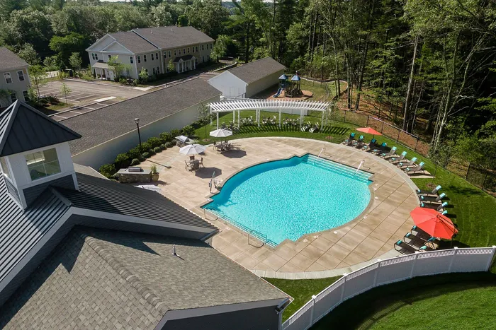 Pool arial view