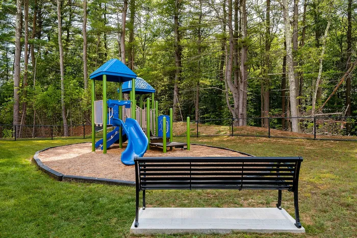 Playgroud slide and climbing area