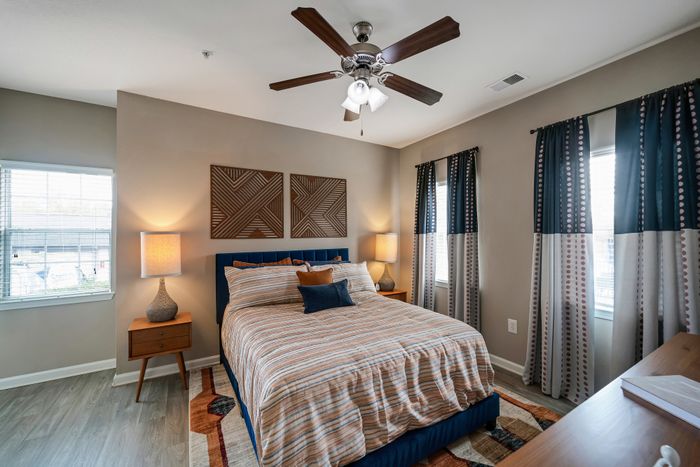 furnished bedroom