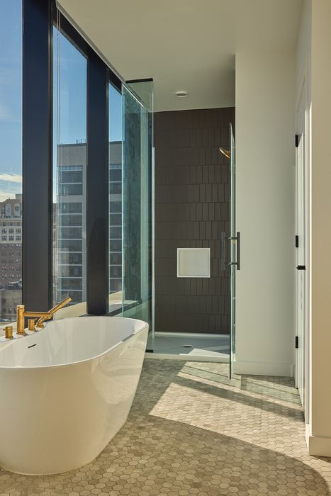 Spa Inspired Bathrooms w/ Double Vanities