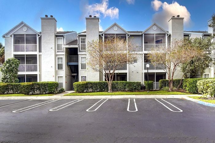 Exterior view of apartment homes