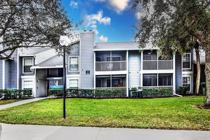 Exterior view of apartment homes