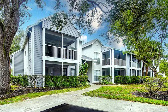 Exterior view of apartment homes