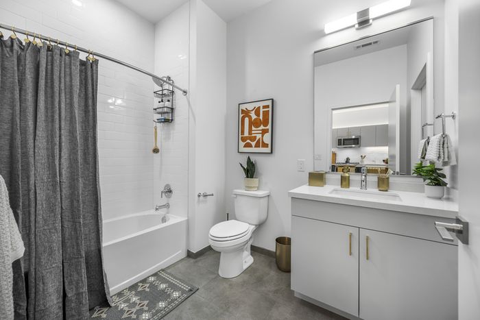 Model bathroom