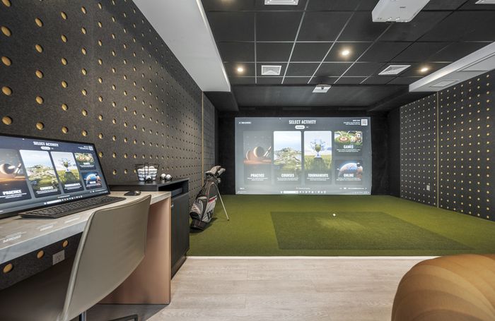Golf Simulator Lounge