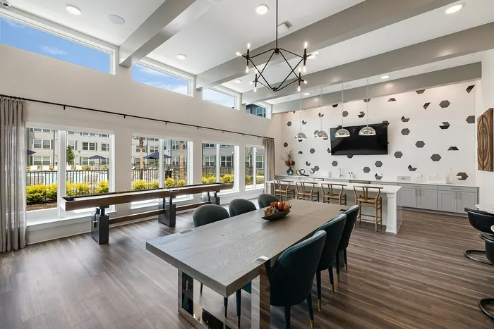 Shuffleboard and Community Kitchen