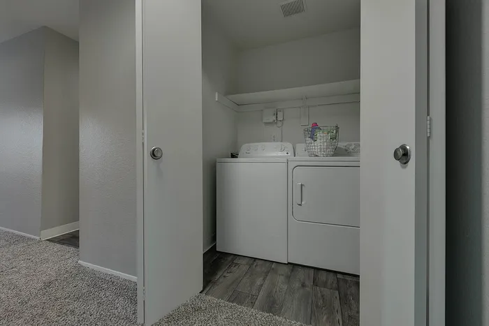 laundry room with a washer and dryer