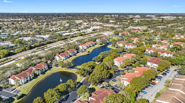 Drone shot of property exterior