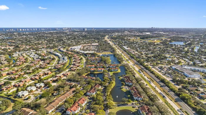 Drone shot of property exterior