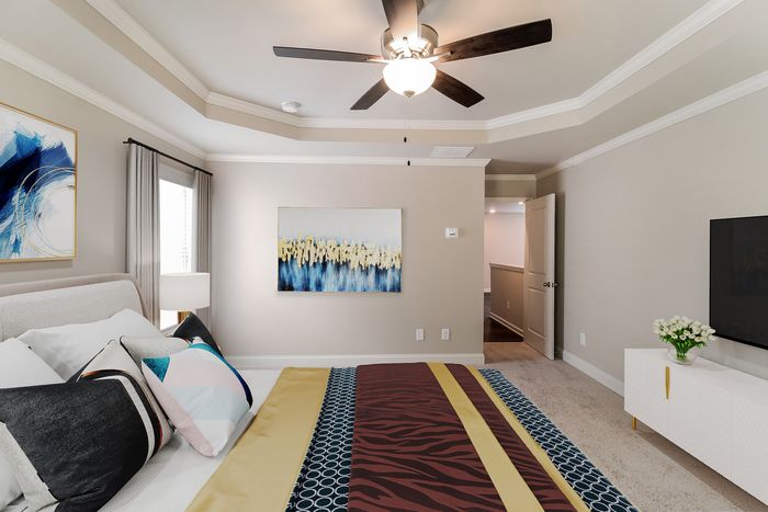 Cheer primary bedroom